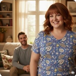 THE TALBOTS TEE Floral Top